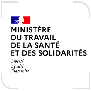 Logo Ministère du Travail, de la Santé et des Solidarités